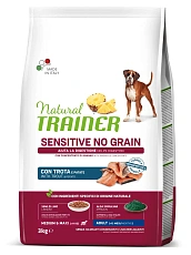 Trainer Natural Sensitive No Grain Medium&Maxi Adult (Форель)